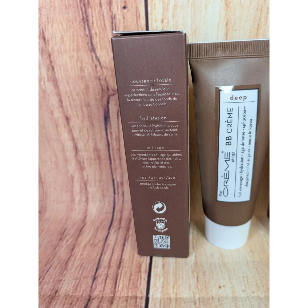 2 Pack The Creme Shop BB Creme Full Coverage SPF 30 Deep 1.69 oz